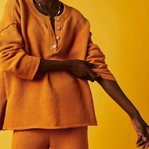 FP Hailee Sweater Set - NWT - orange sz XL